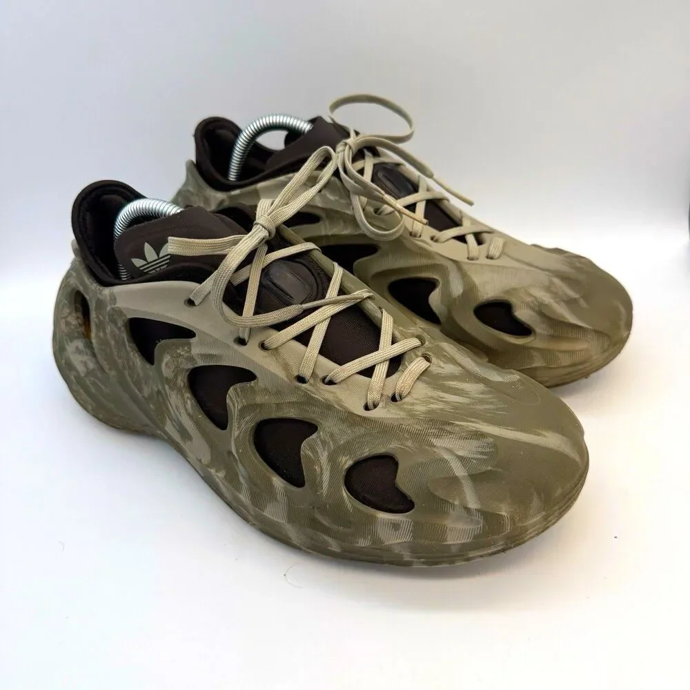 Adidas Men's adiFOM Q GW2218 Running Trainer Black/Olive Camo Sneakers 9.5
